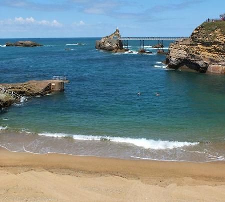 T3 Centre Proche Plage Avec Parking Privatif 비아히쯔 외부 사진
